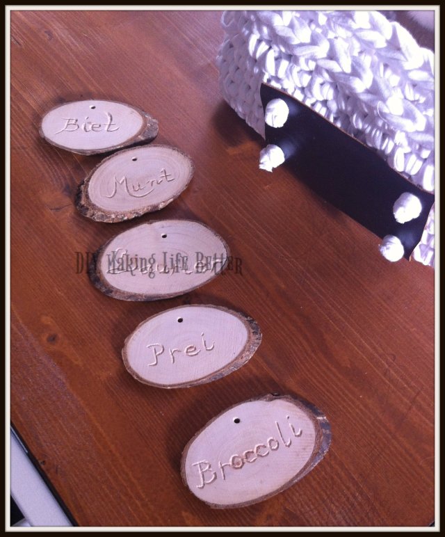 carved vegetable labels